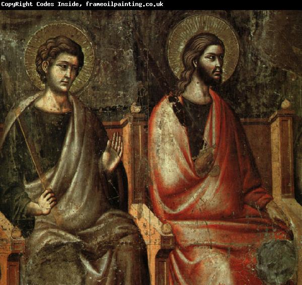CAVALLINI, Pietro The Last Judgement (detail of the Apostles) fg